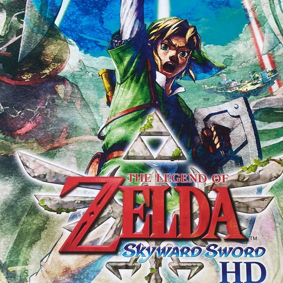 Nintendo The Legend of Zelda Skyward Sword Poster and Decorative Pillow Bundle - Picture 9 of 16